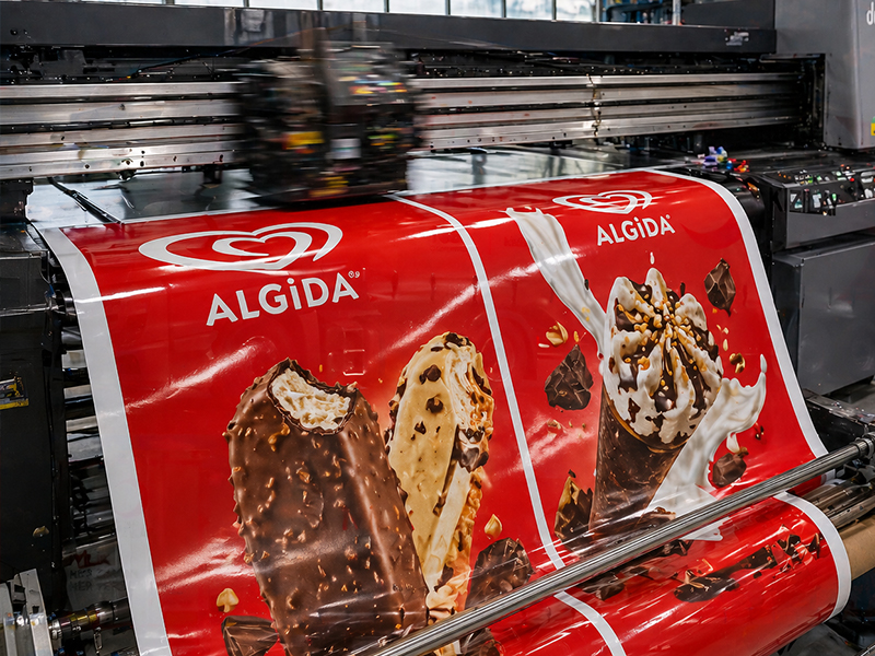 Algida Buzdolabı Giydirme Folyo Baskı