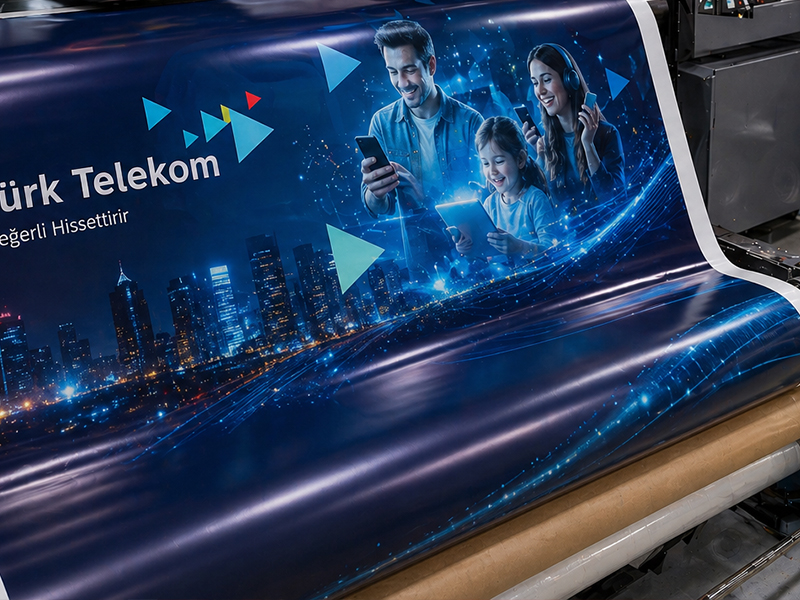 Türk Telekom Bina Giydirme Folyo